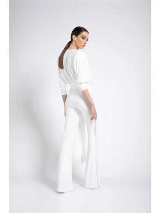 NWT Zhivago Weld Jumpsuit in White Size 8 $600 - Picture 4 of 11